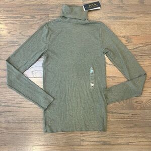 Polo Ralph Lauren Green Turtleneck Long Sleeve Ribbed Women’s Medium